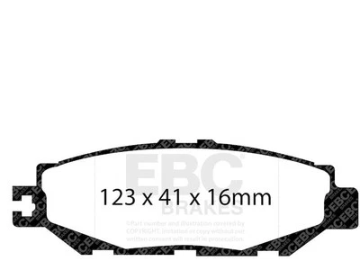 Juego de pastillas de freno trasero para Toyota Supra Base 1995-1998 1996 1997 RF651GV Foto 1 de 4