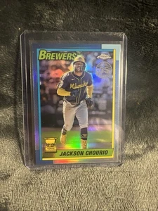 2025 Topps Chrome 35th Anniversary #90CB-9 Jackson Chourio - Brewers - Picture 1 of 2