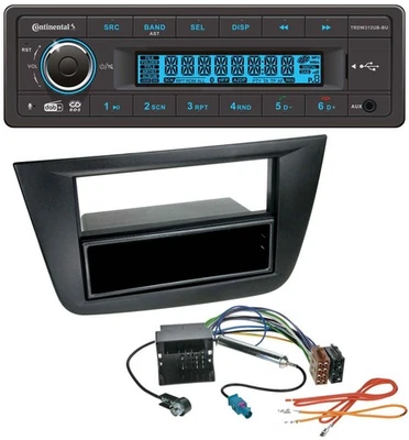 Continental MP3 DAB USB Bluetooth Autoradio für Seat Toledo Altea ab 05 schwarz - Bild 1 von 4