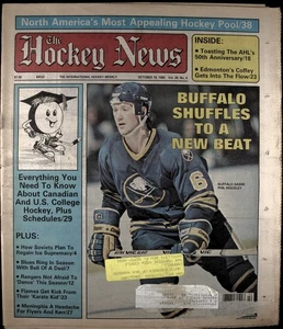 THE HOCKEY NEWS - 18 Oct. 1985 - Features Housley and Coffey - **READ DESC.** - Picture 1 of 1