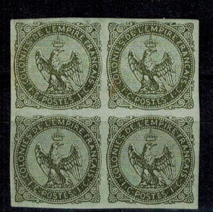 Bloc de quatre du timbre de colonie générale poste N° 1a N* - Imagen 1 de 1
