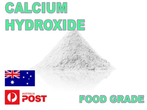PREMIUM CALCIUM HYDROXIDE POWDER FOOD GRADE FCC HYDRATED SLAKED PICKLING LIME - Picture 1 of 5