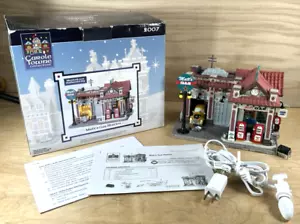 Lemax Matt’s Gas Station Carole Towne Christmas Village 2007 Complete & Works - Picture 1 of 22
