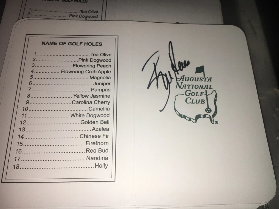 Bill Haas Signed Augusta Scorecard - Image 1 of 1