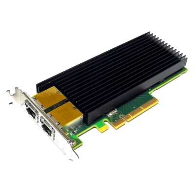 Silicom PE210G2I40-T Dual-Port 10GbE PCI-Express x8 Server Adapter LP - Bild 1 von 3