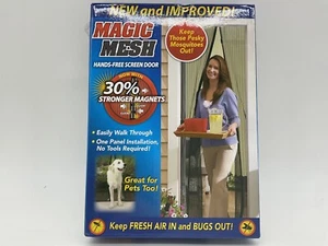 Magic Mesh Deluxe Magnetische Freisprecheinrichtung Bildschirm Türabdeckung - Schwarz - Bild 1 von 4