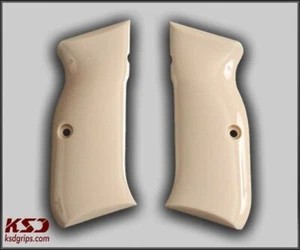 SAR Arms Sarsılmaz Kılınç 2000 Light, P8L Compatible Ivory Acrylic Grips - Picture 1 of 1