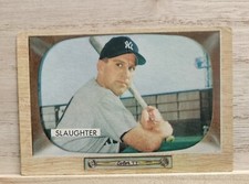 1955 Enos Slaughter Bowman Baseball Card # 60