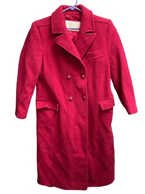 Vintage Pendleton Wool Women's Over Coat Button Down Full Length Dress Jacket 10 - Image 1 of 3