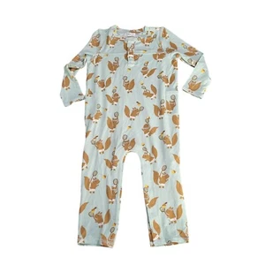 Angel Dear 18-24M Baby Romper Bamboo Viscose Spandex Tennis Squirrel Print - Picture 1 of 5