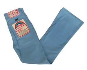 vintage wrangler boy's slim boot flare jeans size 12 slim NOS 70s NWT made USA - Picture 1 of 8