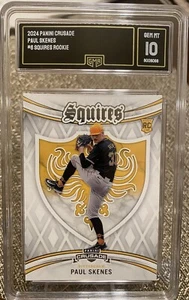 Paul Skenes 2024 Panini Crusade RC Squires gema graduada Mt 10 Pittsburgh Pirates - Imagen 1 de 1