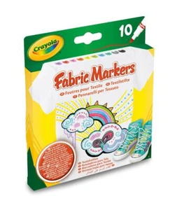 Crayola: 10 Pennarelli Per Tessuto - AA.VV. - Picture 1 of 1