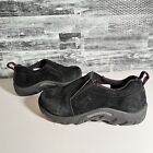 Merrell Jungle Moc Black Suede Slip On Flat Casual Shoes Boy's Size US 2.5 M