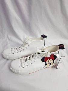 Vintage Primark Disney Minnie Mouse high top Trainers white size uk 5 - Picture 1 of 7