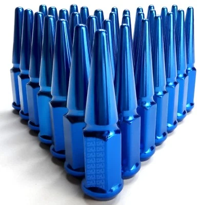 32 piezas tuercas de espiga SAE tamaño rosca 9/16"-18 diestro azul para Hummer H1 1992-2006 Foto 1 de 4