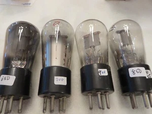 Radio tubes four  Balloon 27   Cunningham,Silvertone Radiotron and test results - Picture 1 of 2