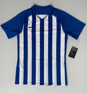 Camiseta deportiva NIKE Youth SS a rayas división III | real/blanca | 894109 481 nueva con etiquetas - Imagen 1 de 3
