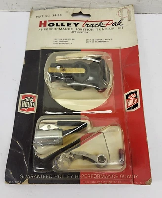 NORS 1957 1962 Mopar Dodge Chrysler Desoto Holley Track Pak Tune Up Kit USA 3458 - Image 1 of 2