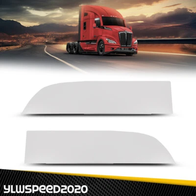 2Pcs Stainless 8" Chopped Window Trim Fit for 2013+ Kenworth T680/T880 - Imagem 1 de 4