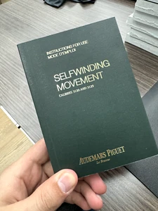 Audemars Piguet Calibre 3120/3129 Booklet Manual - Bild 1 von 1