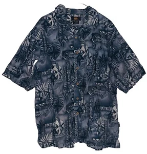 Route 66 Original Clothing Co Men’s Large Button Shirt Blue Geometric - Picture 1 of 3