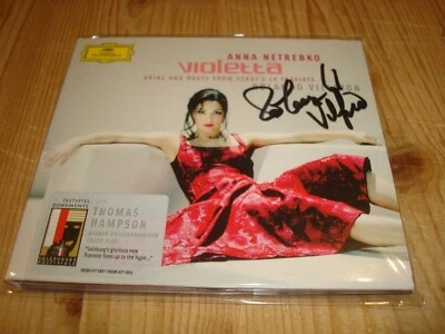 ROLANDO VILLAZON Anna Netrebko Violetta DGG Digipak CD Signed Signiert - Bild 1 von 2