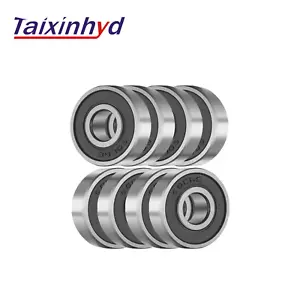 8PCS 608-2RS Double Rubber Sealed ABEC 1 Premium Ball Bearings (8x22x7mm) - Picture 1 of 6