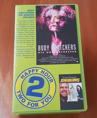 2 VHS|Body Snatchers|Shining⚡BLITZVERSAND⚡ - Bild 1 von 4