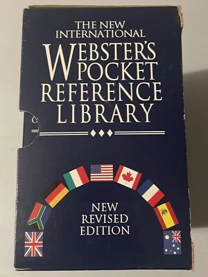 The New International Webster's Pocket Reference Library 2000 edition Box Set 8 Foto 1 de 3