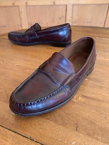 Allen Edmonds Walden Ox Blood Penny Loafers 10 D USA - Picture 1 of 12
