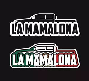 La Mamalona Decal Car Window Laptop Vinyl Sticker trokas trokiando mexican flag - Picture 1 of 13