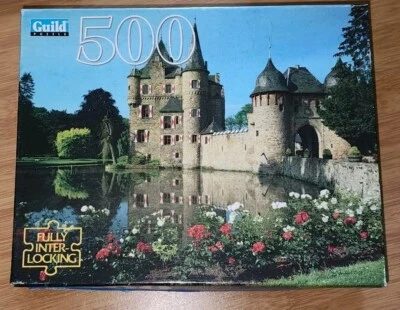 Satzvey Castle Germany Guild 500 Piece Puzzle Vintage 1995 Parker Brother  - Image 1 of 3