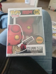 Funko Pop Hellboy 01 Chase Signed Mike Mignola chase edition - Picture 1 of 6