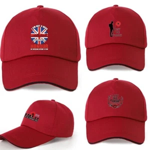 Baseballmütze Kappe Remembrance Day Mohn UK Baumwolle Royal Armed Forces Tag - Bild 1 von 20