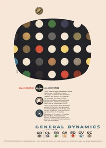 1955 General Dynamics: Diversification in Electronics Vintage Print Ad - Picture 1 of 1