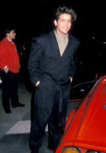 Michael Damian attends the Release Party for Debbie Gibsons  - 1989 Old Photo 4