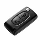 New 2 Button Remote Folding Flip Key Shell Case Fob For PEUGEOT 207 307 308 407