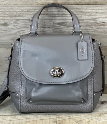 МОДНЫЙ тренер FAYE конвертируемый рюкзак 30525 серый кожаный наплечная сумка через плечо - Изображение 1 из 4