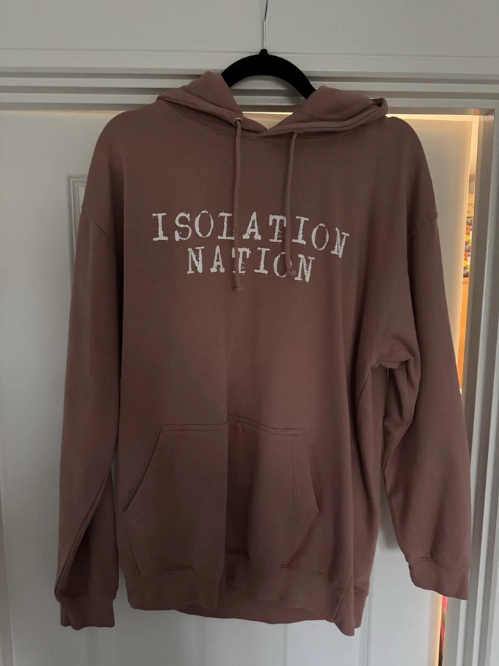 Gok Wan Isolation Nation Hoodie Size Small In Blush Pink - image 1 of 1