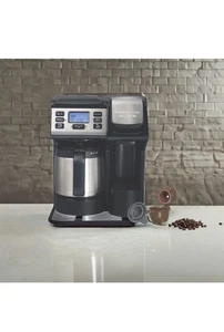 Hamilton Beach FlexBrew Trio 2 Way Coffee Maker 12 Cup Single Serve K-Cup Pod - Picture 1 of 8