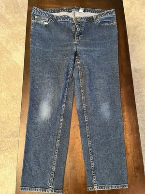 NWT Liz Claiborne Womens Classic Skinny Blue Jeans 18W Dark Stretch - Image 1 of 2