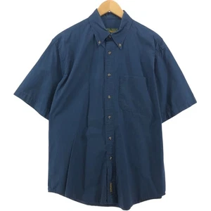 Used Timberland short-sleeved button-down shirt size L men's - Picture 1 of 7