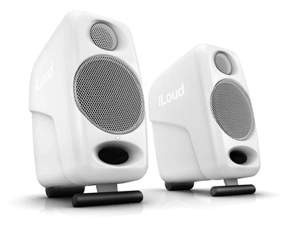 IK Multimedia iLoud Micro Monitor Portable Ultra-Compact Speakers - White - Image 1 of 4