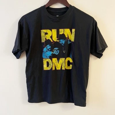 Gap Kids Run DMC Black Graphic T-Shirt Size XL (12) Short Sleeves - Image 1 of 4