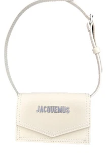 Jacquemus Le Porte Azur Cardholder In Ivory with Strap And Dust Bag BNWT - Bild 1 von 8