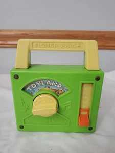 Vintage 1983 Fisher Price Tote - A Tune Toyland Music Box Radio - Picture 1 of 11