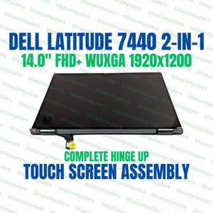 Dell Latitude 7440 2-IN-1 FHD+ Touch Screen LCD Assembly Digitizer 9J8PK - Afbeelding 1 van 8