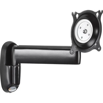 Chief KWS110B Piviot/Tilt TV Display Screen Monitor Wall Mount Single Swing Arm - Image 1 of 4