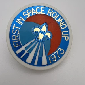 BSA "First in Space" 1973 WR Torchy Plastic Neckerchief Slide SS-465 - Picture 1 of 3